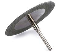 Disco da taglio con mola diamantata in acciaio al carbonio da 50 mm Disco da taglio per accessori Dremel Utensili rotanti elettrici Disco abrasivo, come mostrato