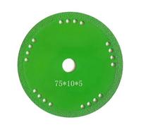 Disco da taglio diamantato da 3 pollici for vetro, piastrelle e metallo - Disco da taglio speciale da 75 mm for smerigliatrice angolare(Green)