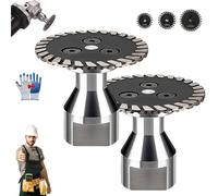 Disco Da Taglio Diamantato Di Precisione (40 Mm/50 Mm), Lama Diamantata Ad Alta Densità per Smerigliatrice Angolare, Disco Diamantato per Il Taglio Di Metalli, Granito, Marmo, Ceramica(30MM-2PCS)