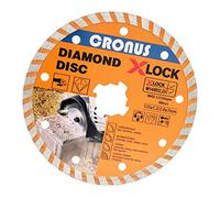 Disco da taglio diamantato professionale X-LOCK Ø 125 mm in diverse versioni e dimensioni per calcestruzzo con segmenti