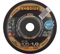 RHODIUS Disco da taglio XT10 extra sottile 105 x 1,0 x 15,00 Acciaio inox/Acciaio - 25 pz