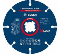 Disco da taglio in Carburo Multi Material Bosch X-LOCK diam.125 mm x 22,23 x 1 c