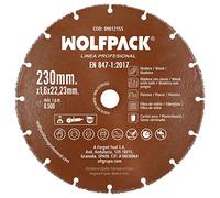 Disco da taglio legno/plastica Ø 230 mm. Filo in carburo di tungsteno