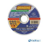 DISCO DA TAGLIO PER FERRO E INOX Ø 115 x 1,0MM - GRINDING
