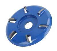 Disco da taglio per legno, disco per intaglio del legno Fresa a 6 denti in acciaio Utensile per la lavorazione del legno Smerigliatrice angolare Accessori per legno duro(01)