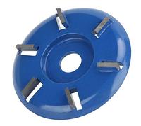 Disco da Taglio per Legno, Disco per Intaglio del Legno Fresa a 6 Denti in Acciaio Utensile per la Lavorazione del Legno Smerigliatrice angolare Accessori per Legno Duro(02)