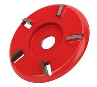 Disco da taglio per legno Smerigliatrice angolare Strumento per intaglio per la lavorazione del legno Vassoio da tè Tavolino Blu 9 cm (Rossa)