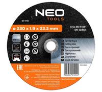 Disco da taglio per metallo 230 x 1,9 x 22,2 mm, 41 A 57-719