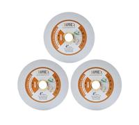 Disco da taglio per vetro - BGTEC 4" 100mm lama da taglio diamantata per vetro, giada, cristallo, bottiglia di vino, piastrelle di ceramica, marmo, pietra artificiale, 3 Pack