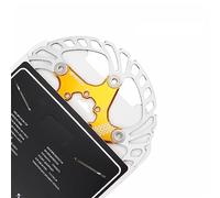 Disco del freno per bicicletta da 140 mm, 160 mm, 180 mm, 203 mm, rotore per MTB da strada ford bike cool disc float, cavo pull e freno a disco idraulico (oro, 180 mm)