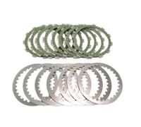 Disco di frizione piastra per attrito in acciaio set per moto compatibile con NC250 NC450 Kayo T6 K6 BSE J5 JAS3 ZS250GY 450G TOPS 3 4 Valvole(NC450 Kit)