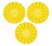 Disco di fuga per api 3 pezzi Strumento anti-corsa per alveare in plastica ABS Prevenire la fuga delle api mellifere per l'apicoltura Giallo 25x0,8 cm
