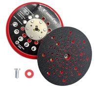 Disco di levigatura 150 mm, piastra levigatrice, piastra di levigatura, vassoio per levigatrice multihole compatibile con levigatrici elettriche per Bosch RSM6045, GEX 34-150, GEX 40-150, con viti e
