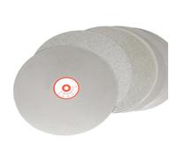 Disco di lucidatura diamantato da 6 pollici con foro interno 12,7 mm, disco piatto per levigatura a disco (500 grina)