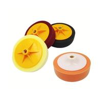 Disco di lucidatura in spugna con vite da 6 pollici, disco di lucidatura for auto, disco di lucidatura in cristallo(6-inch Orangem14)