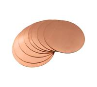 Disco di rame piatto rotondo 3 Pz/lotto T2 Disco di Rame Diametro 35 36 37 38 39 40 41 42 43 44 45~49mm Rame Puro Piastra Rotonda Circolare Copriletto Spessore 1mm 2mm(Thickness 1mm,Diameter 43mm)