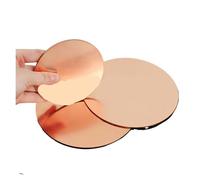 Disco di rame piatto rotondo Spessore circolare dello strato circolare del piatto rotondo puro del diametro 10-300mm del disco di rame T2 0,8-6mm(1.2x110mm (1pc))