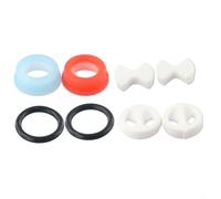 Disco di ricambio in ceramica da 1,27 cm per cartuccia valvola rubinetto con rondella in silicone e guarnizione O-Ring (1 set)
