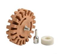 Disco di rimozione per pellicole e finiture auto, ruota in gomma diametro 100 mm spessore 25 mm, adatto per trapani elettrici e utensili pneumatici per la manutenzione del veicolo