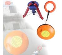 Disco di salvataggio di emergenza lanciabile con corda per la sicurezza dell'acqua e del ghiaccio, attrezzatura per kayak e rafting