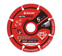 Disco di Taglio Industriale 125mm - 1000 Tagli Più Lunghe e Maggiore Sicurezza