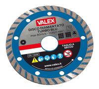 Disco diamantato Ø 230 mm, spessore 3 mm TURBO BLU Valex