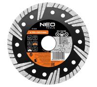 Disco diamantato 115 x 22,2 mm, Turbo 57-625