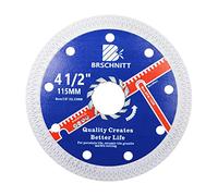 Disco Diamantato 115mm - BRSCHNITT Super Sottile X Mesh tagliare Disco per gres porcellanato, graniti, ceramica, quarzite, marmo.