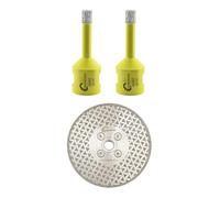 Disco Diamantato 125mm e Punte per Trapano Diamantate 8mm - 2pezzi