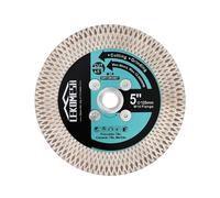 Disco Diamantato 125MM Gres Porcellanato - LEKOMESH Doppelseitig Dischi Diamantati Taglio Macinazione per Porcellana Ceramica Piastrella Marmo Granito Pietra Artificiale,Filettatura M14,X Maglia