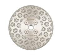 Disco Diamantato 125mm Singolo Elettrolitica - per Granito Marmo Ceramica Gres porcellanato Quarzo M14 Filettatura SANLEETEK