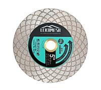 Disco Diamantato 125x22,23mm Gres Porcellanato - LEKOMESH Doppelseitig Dischi Diamantati Taglio Macinazione per Porcellana Ceramica Piastrella Marmo Granito Pietra Artificiale,Ventilatore