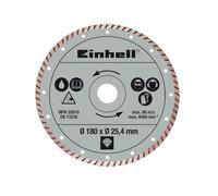 DISCO DIAMANTATO 180X25,4X2,2MM LAMA PIASTRELLE CEMENTO TURBO EINHELL