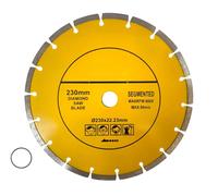 Disco Diamantato 230 MM Da Smerigliatrice Per Marmo Pietra Mattoni Cemento Casa