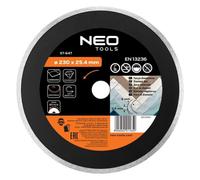 Disco diamantato 230 x 25,4 mm, pieno per 59G891 57-647