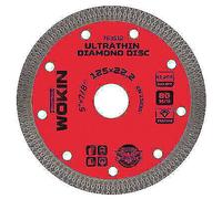 DISCO DIAMANTATO A CORONA 7635 WOKIN MM 125X22,2 S.MM 1,4 763512 PZ 2