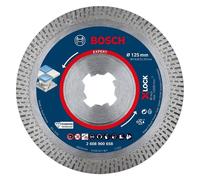 Bosch Dischi per troncatura diamantati X-LOCK HardCeramic EXPERT 125 x 22,23 x 1,4 x 10 mm per smerigliatrici angolari con X-LOCK e con ghiera di serraggio Quantità:1