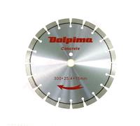 DISCO DIAMANTATO CALCESTRUZZO LASER 300x25,4/20mm 15x3,0mm