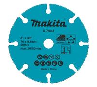Disco diamantato carburo Ø76x10 mm per smerigliatrice compatta - MAKITA D-74837