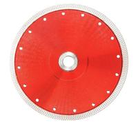 Disco diamantato da 230 mm, disco da taglio professionale con flangia, design a rete turbo per smerigliatrice angolare, adatto per gres porcellanato, granito, marmo, piastrelle dure, ceramica, cemento