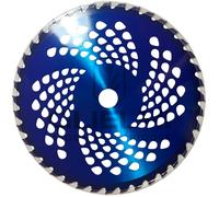 Disco Diamantato Decespugliatore 40 Denti Tungsteno-255x25.4x2-Anodizzato Blu