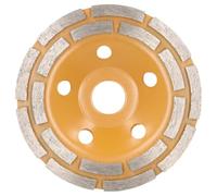 Disco diamantato DEDRA, doppio segmento, 125 mm/22,2 mm, DINAMIC per la levigatura a secco di calcestruzzo, pietre e derivati edili, adatto per uso continuo