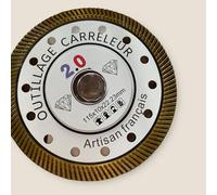 Disco diamantato Dekton, extra fine 1,1 mm, qualità professionale di alta qualità per piastrelle in ceramica, marmo, cemento, travertino, terrazo,pomodoro, porcellana e ceramica… (115mm)