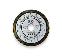 Disco diamantato Dekton, extra fine 1,1 mm, qualità professionale di alta qualità per piastrelle in ceramica, marmo, cemento, travertino, terrazo,pomodoro, porcellana e ceramica… (125mm)