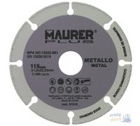 Disco Diamantato Long Life Maurer Plus Corona Segmentata Per Metallo Taglio Mm