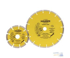 Disco Diamantato Maurer Corona Laser Segmentata Mm 115 Foro 22,23