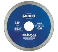Disco diamantato Mexco CMX per materiali ceramici, disco da taglio ad alte prestazioni e rapido per piastrelle - 115 mm, altezza segmento 8 mm