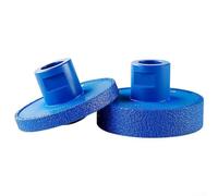 Disco diamantato per smerigliatrice angolare, 2 pezzi, supporto per funzionamento a umido o a secco su duro per tipi di pietra