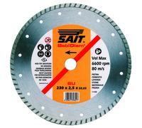 Disco Diamantato Sait Bebidiam DD-BU Ø 230 mm per Taglio Cemento Sait Utensileri