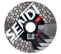 Disco diamantato SENDI PERFECT EDGE - Speciale per Ingleti/Taglio 45 gradi - Adatto per Porcellanico, Gres, Pasta bianca...- Disco fatto per Pinzatrici e muratori. (115 mm)